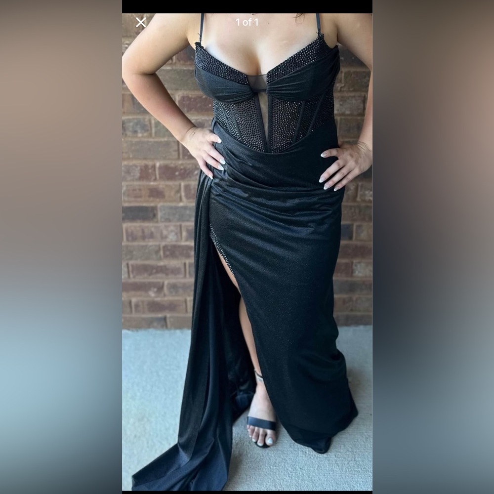 Black Prom Dress size 10
